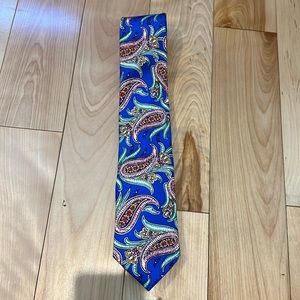 Blue Nordstrom Floral Tie